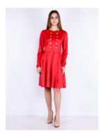 Платье коралловое