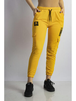 Брюки спортивные женские желтые