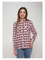 Рубашка женская в клетку