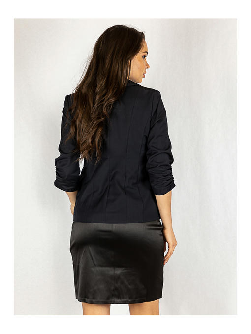 Пиджак женский темно-синий — изображение 4