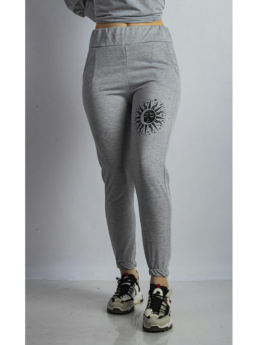 Брюки спортивные женские серые