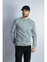 Свитшот мужской светло-серая варенка