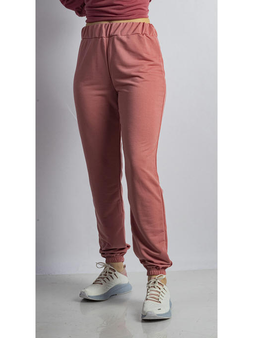 Брюки спортивные женские розовые — изображение 2