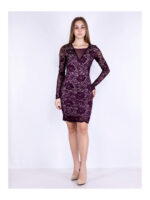 Платье сливовое