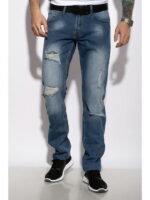 Джинсы модель Regular Fit рваные