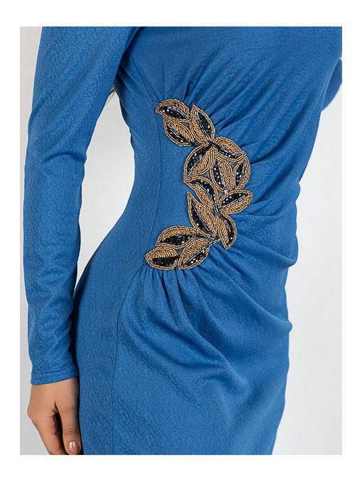 Платье голубое — изображение 4