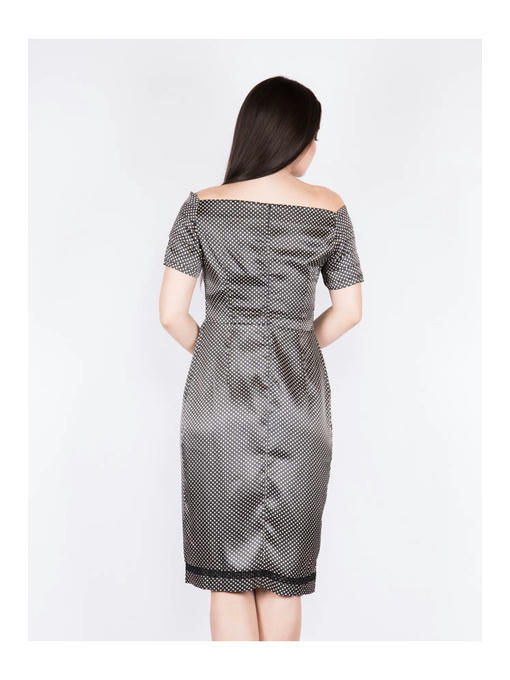 Платье черно-молочное — изображение 3