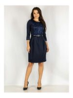 Платье темно-синее