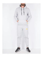 Костюм мужской светло-серый на флисе