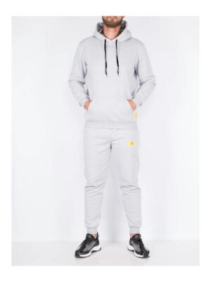 Костюм мужской светло-серый на флисе