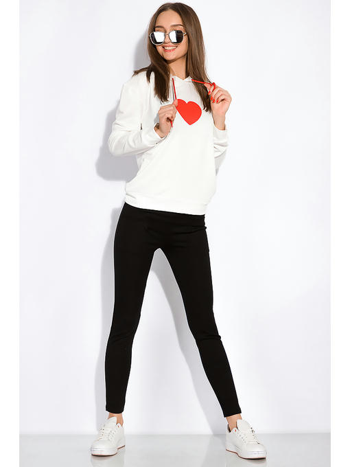 Женский худи с принтом Сердце — изображение 7