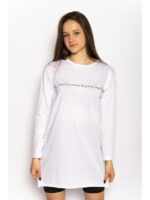 Туника женская с надписми на груди