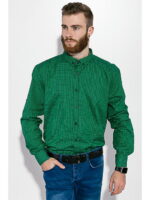 Рубашка мужская в клетку