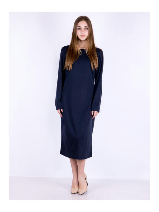 Платье темно-синее