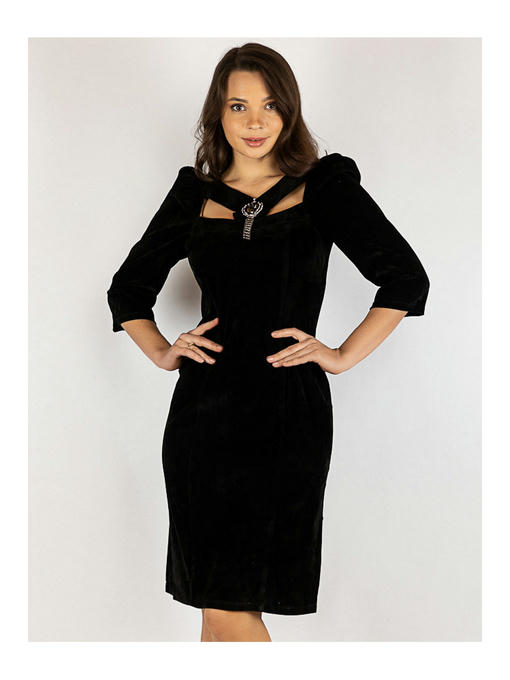 Платье черное