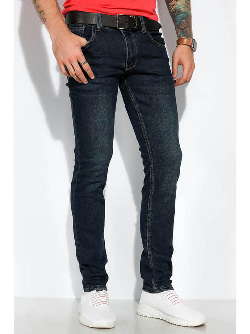 Джинсы с лекгой потертостью — изображение 2