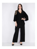 Костюм женский черно-золотой