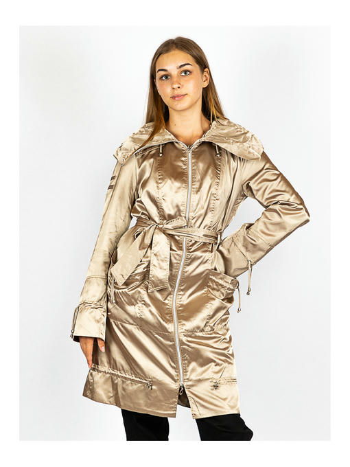 Плащ женский бронзовый