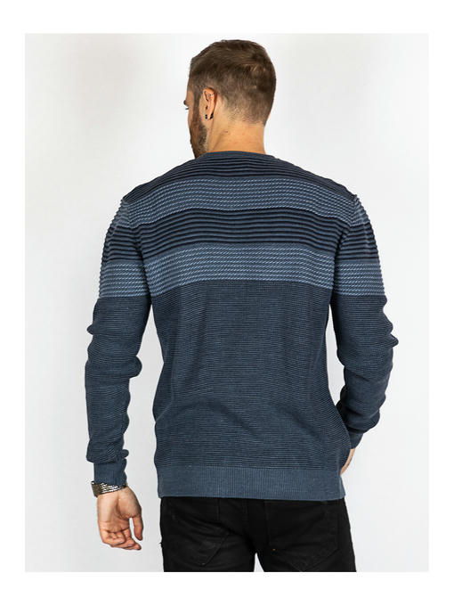 Свитер мужской цвет джинс — изображение 4