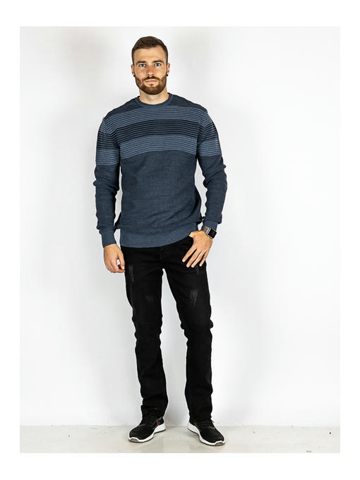 Свитер мужской цвет джинс — изображение 2