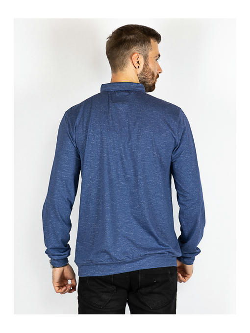 Батник мужской сине-молочный — изображение 4