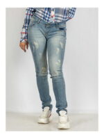 Джинсы женские голубые