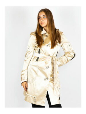 Плащ женский золотой