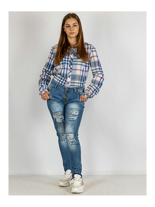 Джинсы женские синие — изображение 2