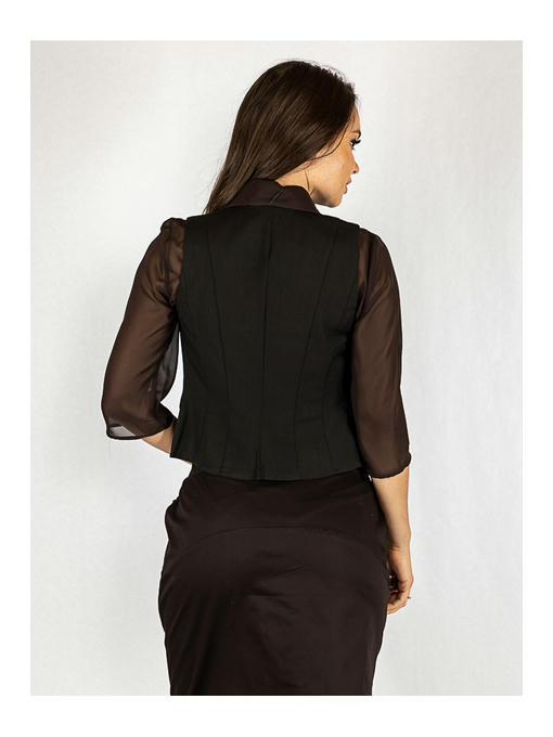 Жилет женский черный — изображение 3