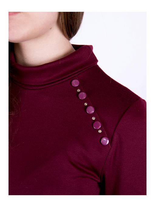 Платье бордовое — изображение 4