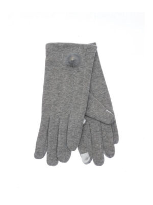 Перчатки женские светло-серые