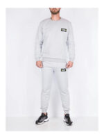 Костюм мужской светло-серый на флисе