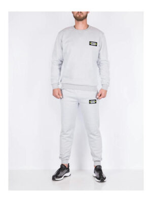 Костюм мужской светло-серый на флисе