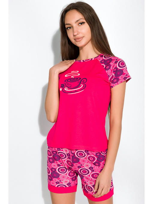 Пижама женская с рукавом реглан — изображение 2