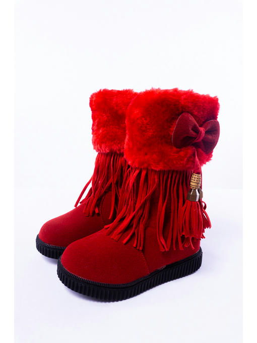 Сапоги с бахромой junior