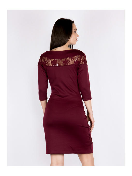 Платье бордовое — изображение 3