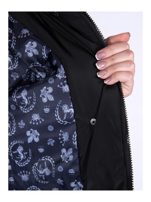 Пальто женское черное — изображение 5