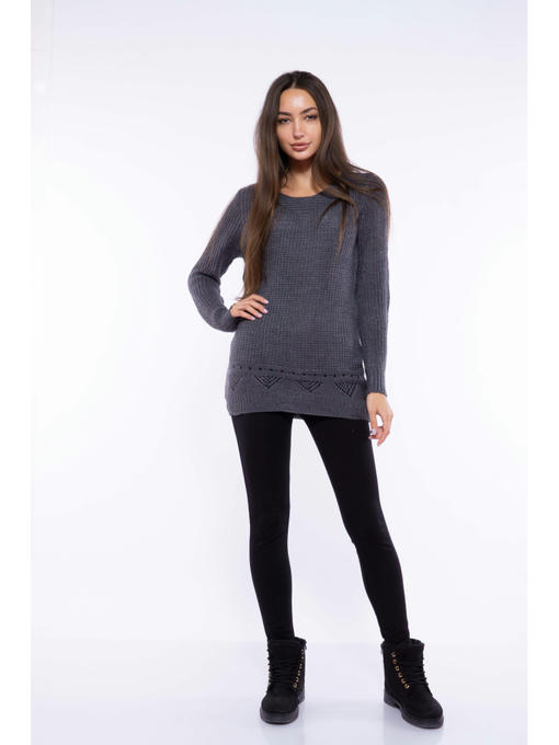 Свитер женский удлиненный — изображение 2