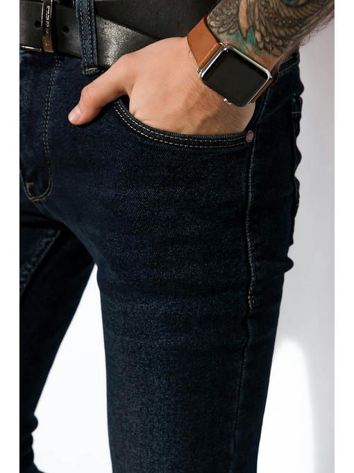 Джинсы с лекгой потертостью — изображение 5