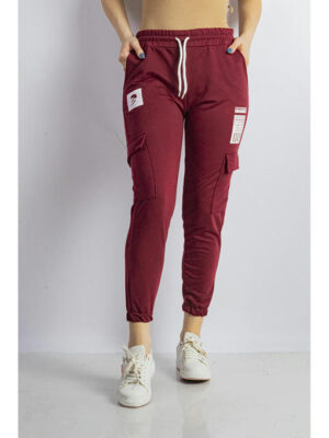 Брюки спортивные женские бордовые