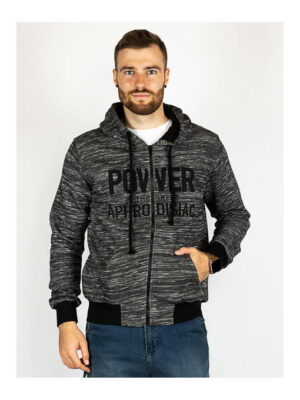 Кофта спортивная мужская темно-серый