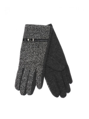 Перчатки женские серые