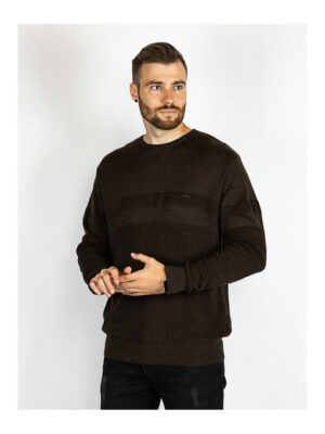 Свитер мужской коричневый