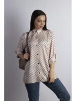 Рубашка женская светло-розовая