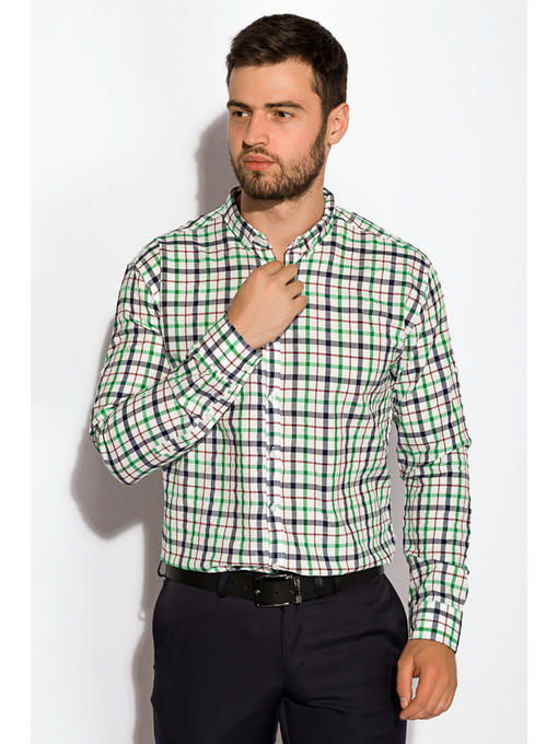 Рубашка в клетку с коротким рукавом — изображение 7