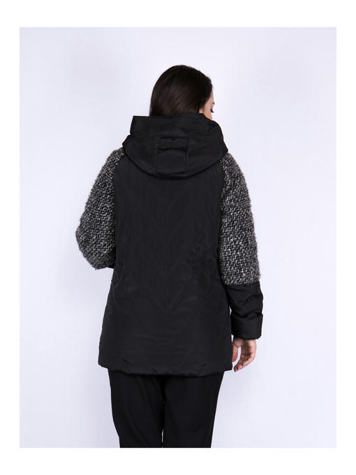 Пальто женское черное — изображение 3