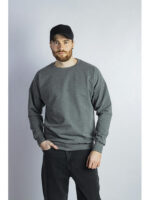 Свитшот мужской oversize серый меланж