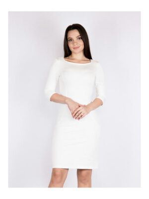 Платье цвет молочный