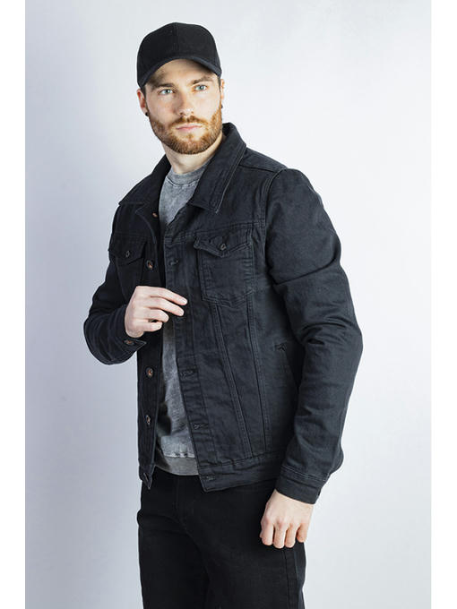 Куртка мужская черная — изображение 3