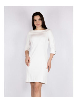 Платье цвет молочный